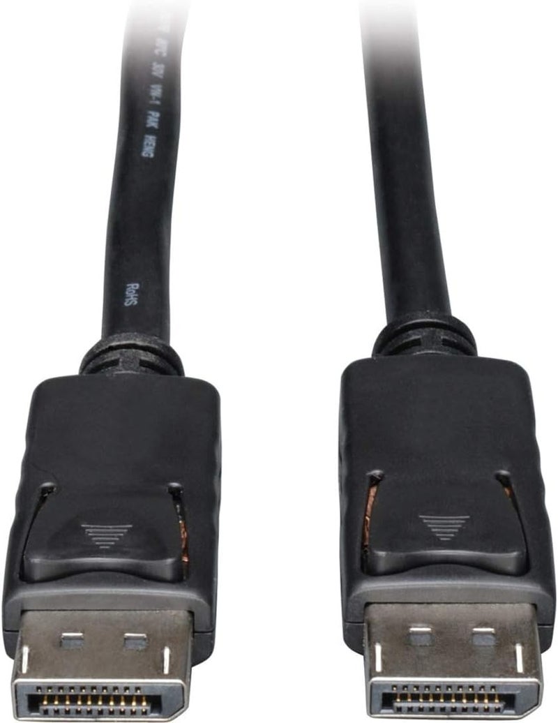 كابل DisplayPort بدقة 4K مع مشابك، ذكر إلى ذكر، DP إلى DP، 4K @ 30Hz و 2K @ 60Hz، 25 قدم / 7.62 متر، ضمان مدى الحياة (P580-025)